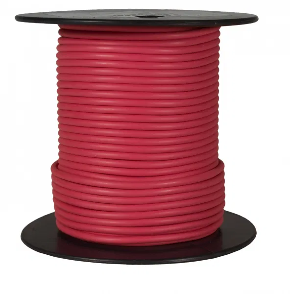 81066 – WIRTHCO Primary Wire, Stranded Conductor 12 Gauge Red 100 Foot Spool Copper Conductor/ PVC Insulation
